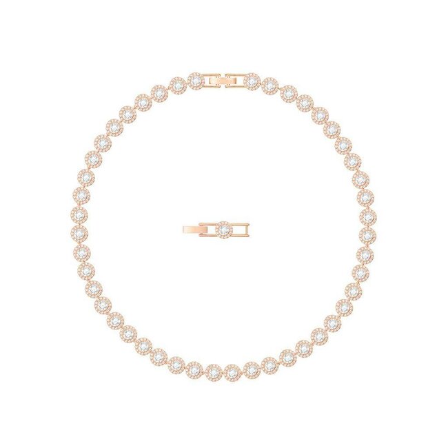 Swarovski Swarovski Collier 5367845 Angelic met Rose Plating 38-42cm