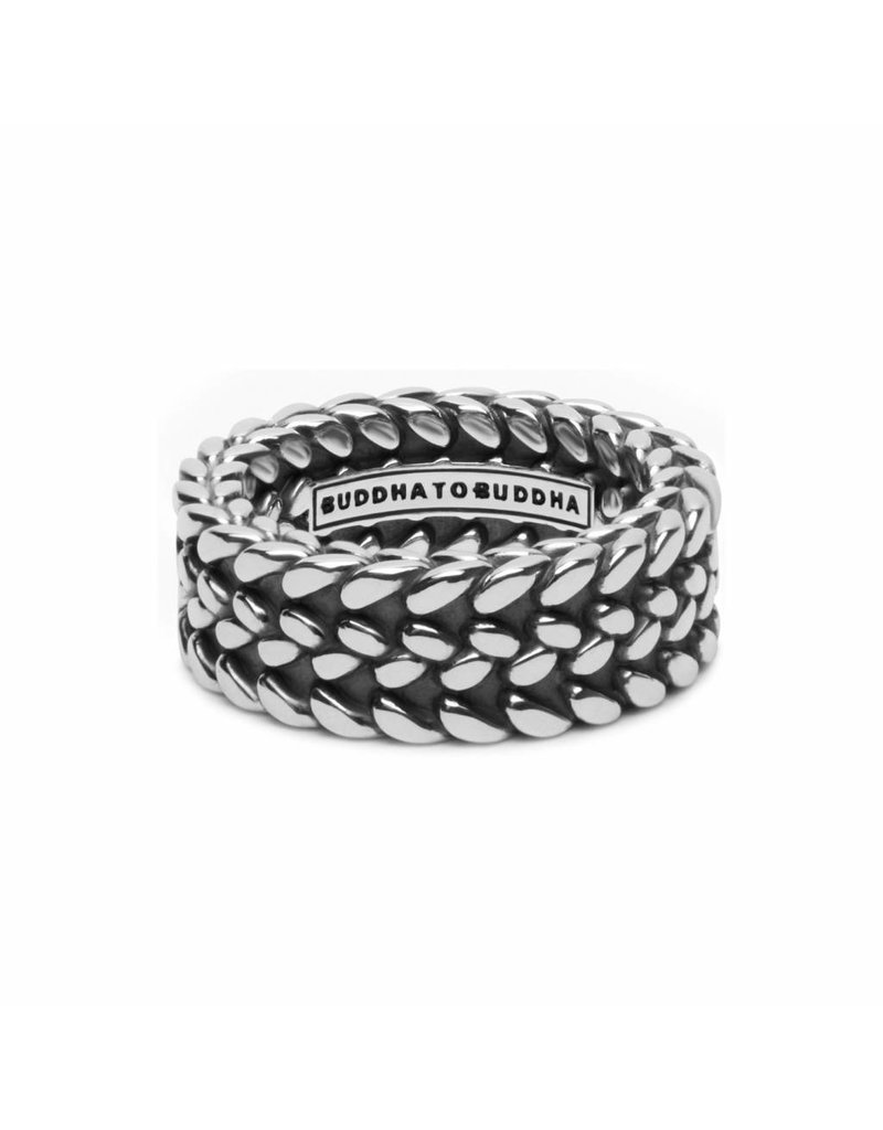 Buddha to Buddha 193 Ring zilver Julius - Maat 17.00 mm (53)