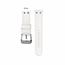 TW Steel TWB27 22 mm horlogeband wit leer in croco uitvoering