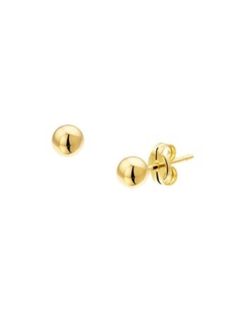 Blinckers Jewelry Huiscollectie 40.18232 oorknop bol 14 krt goud 4mm