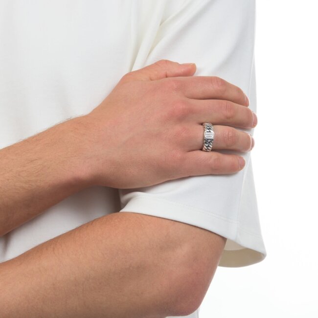 Buddha to Buddha Buddha to Buddha -541 Chain Small Ring - Maat 17.00 mm (53)