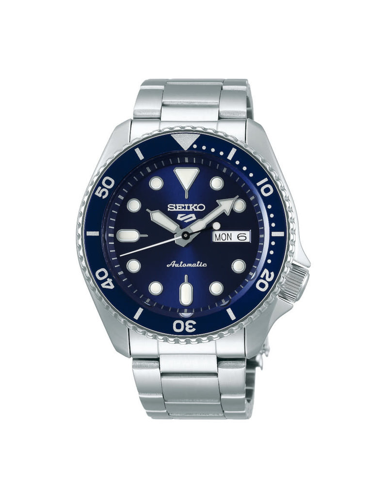 Seiko SRPD51K1 5 Sports Automatic Staal Blauw