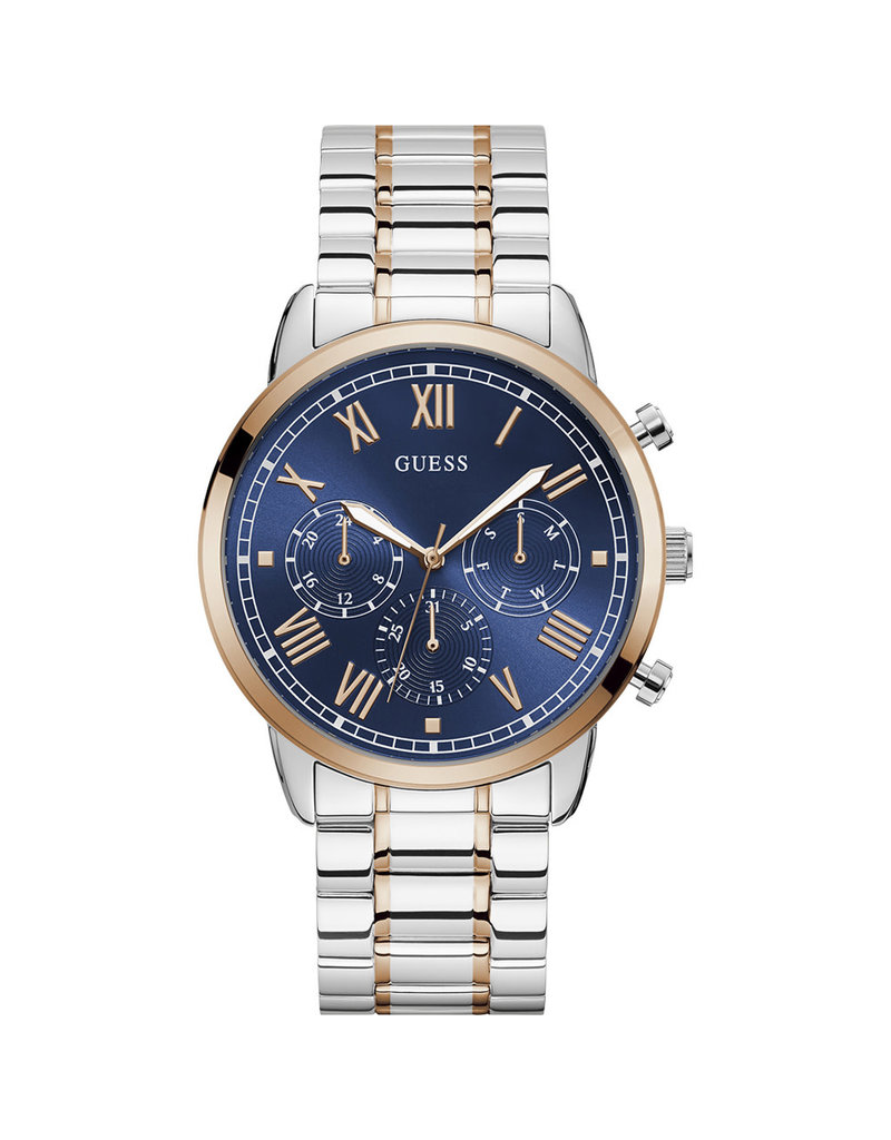 Guess W1309G4 Horloge Heren Staal/Rosé Multi - Blinckers Jewels \u0026 Watches
