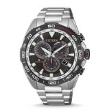 Citizen CB5036-87X Horloge Ecodrive Radio Controlled Staal Bruin