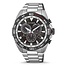 Citizen Citizen Horloge CB5036-87X Staal Radio Controlled Eco-drive Chronograaf Saffierglas 200m Waterdicht met Zwarte Wijzerplaat 44mm