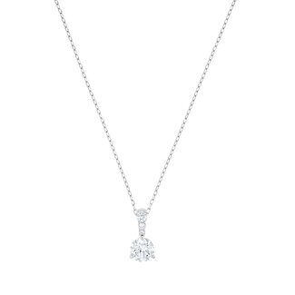 Swarovski Swarovski Collier 5472635 Zilverkleurig met Solitaire Hanger 7mm
