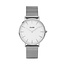Cluse Cluse Horloge CW0101201002 La Boheme Staal Quartz Mesh met Witte Wijzerplaat