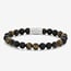 Rebel & Rose Rebel & Rose Armband RR-80067-S-M Matt Tiger Lily Twist - 8mm M