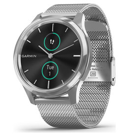 Garmin Garmin Vivomove luxe Silvermesh Smartwatch 42mm 010-02241-03