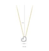 Blush 3072BZI Ketting 14 krt geelgoud met zirkonia