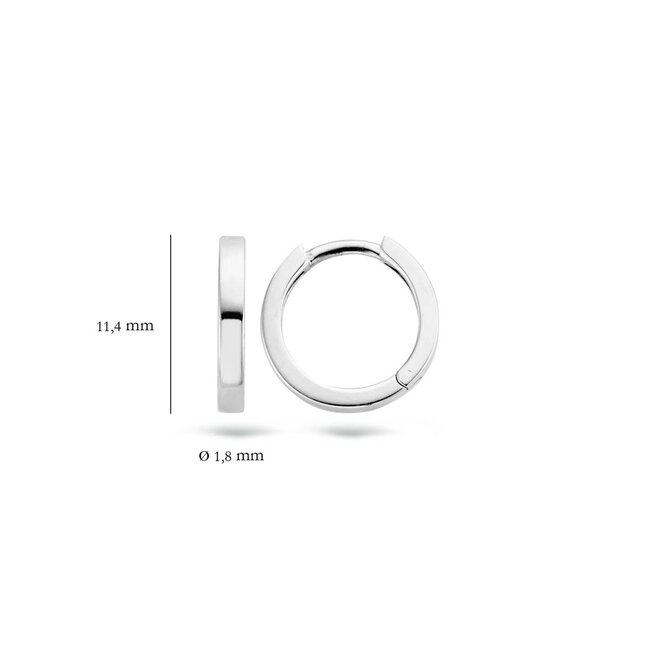 Blush 7202WGO Oorbellen 14 krt witgoud