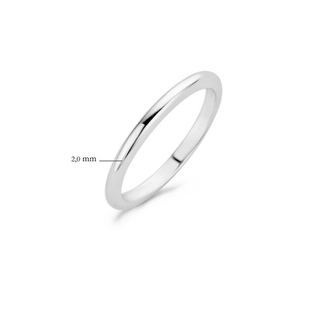 Blush 1117WGO/54 Ring 14 krt witgoud maat 54