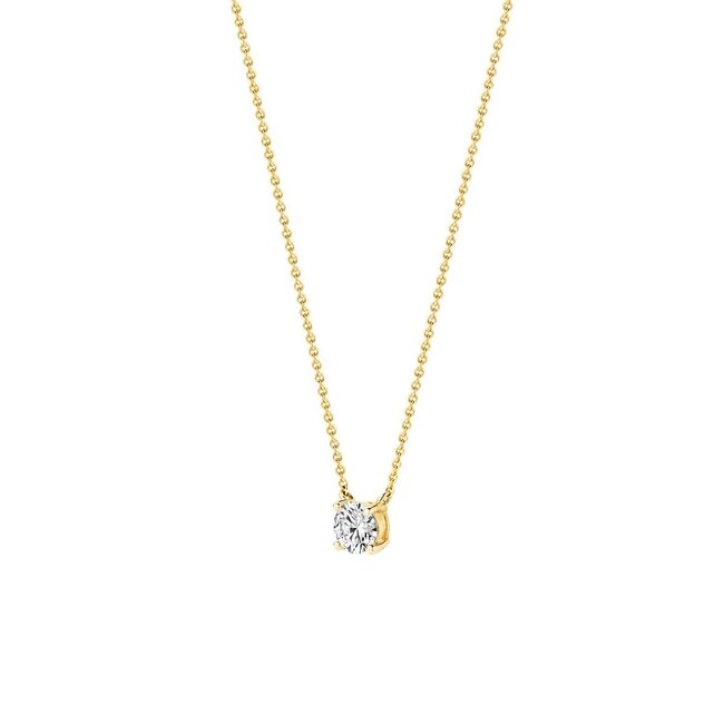 Blush 3049YZI Ketting 14 krt geelgoud met zirkonia