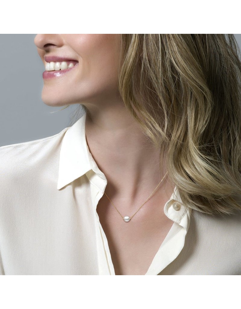 Blush 3076YPW Ketting 14 krt geelgoud met Zoetwater parel