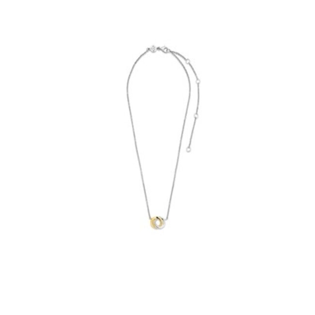 Ti Sento Milano  Ti Sento collier 3915SY/42 Zilver verguld ringen