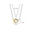 Ti Sento Milano  Ti Sento collier 3915SY/42 Zilver verguld ringen