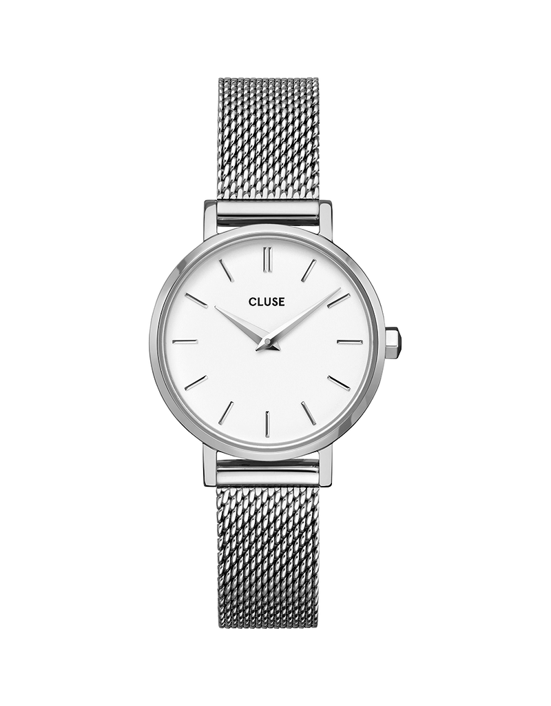 Cluse Cluse CW0101211007 Horloge Boho Chic Petite Mesh White/Silver