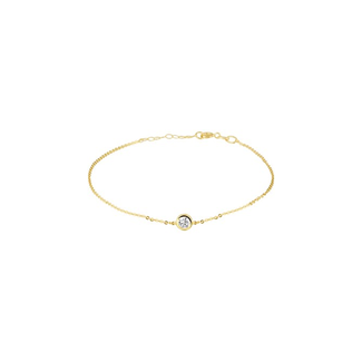 Blinckers Jewellery Huiscollectie 40.18565 Armband 14 Krt met Zirkonia