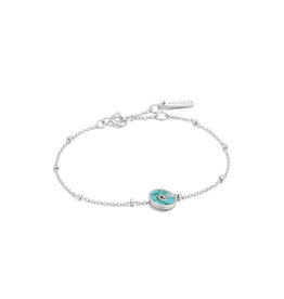 ANIA HAIE JEWELRY AH B022-01H  Armband Turquoise Disc zilver