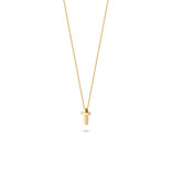 Blush Blush Collier met Hanger 3091YGO 14k Geelgoud Kruis Ketting 42cm