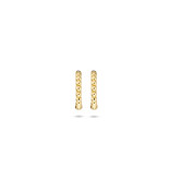 Blush Blush Oorbellen 7230YGO Oorringen 14k Geelgoud met Bolletjes Motief 9mm⌀