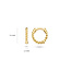 Blush Blush Oorbellen 7230YGO Oorringen 14k Geelgoud met Bolletjes Motief 9mm⌀