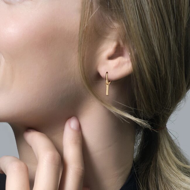 Blush Blush Oorbedels 9056YGO 14k Geelgoud Staafjes