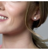 Blush Blush Oorbellen 7014YZI Oorstekers 14k Geelgoud met Briljant geslepen Zirkonia