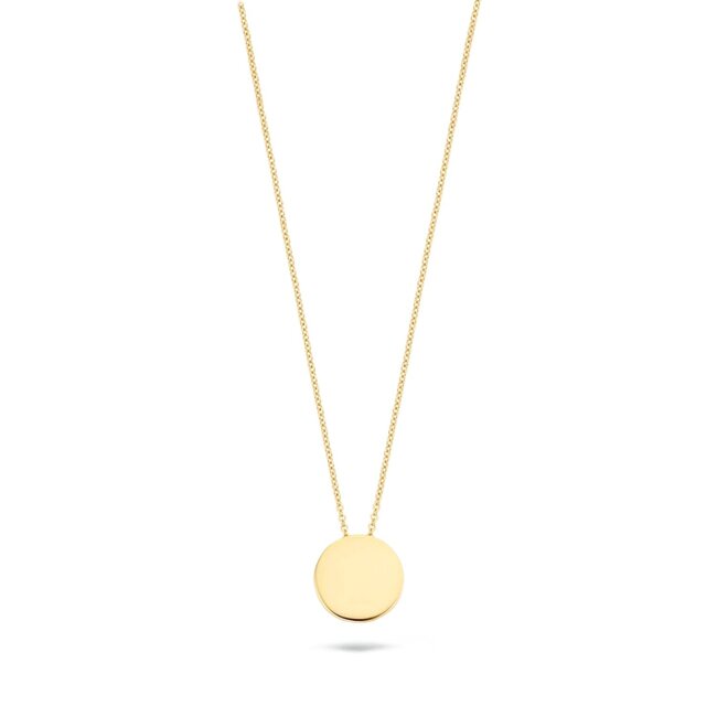 Blush Blush Collier met Hanger 3080YGO 14k Geelgoud Rond 42cm
