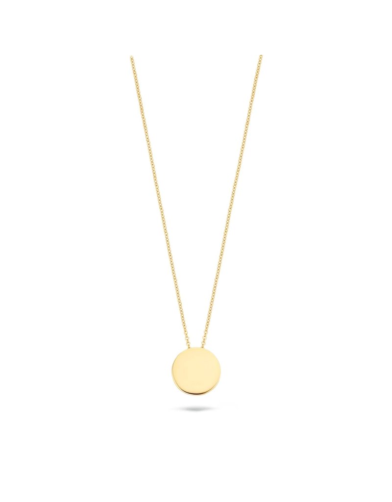 Blush Blush Collier met Hanger 3080YGO 14k Geelgoud Rond 42cm