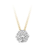 Blush 3603BDI Colllier 14 Krt Goud met Diamant