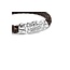 Buddha to Buddha Buddha to Buddha Armband 126BR E  Mangky Small Bruin Leer Maat E