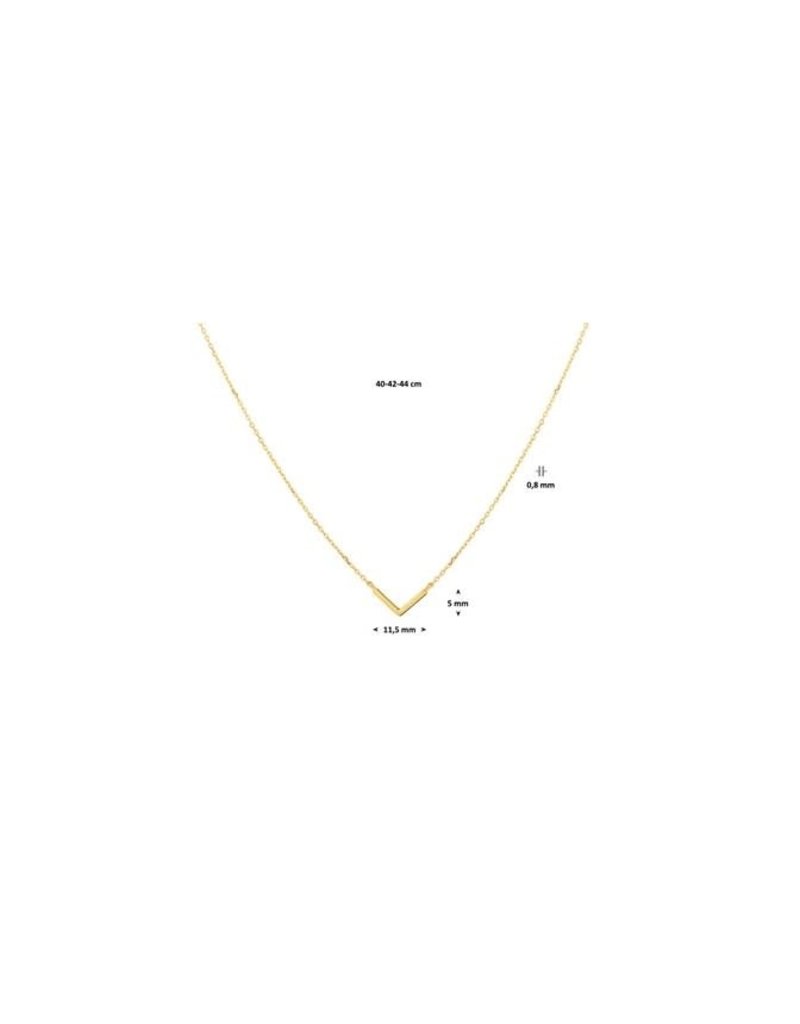 Blinckers Jewelry Huiscollectie 40.19028 fantasie ketting 14Krt goud