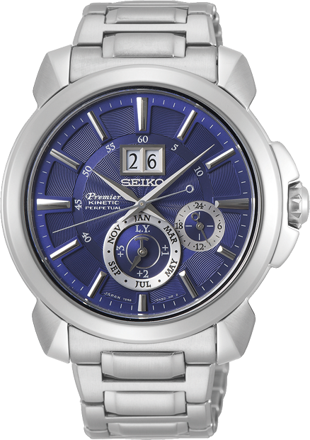 Seiko SNP161P1 Horloge Heren Kinetic Perpetual - Blinckers Jewels \u0026 Watches