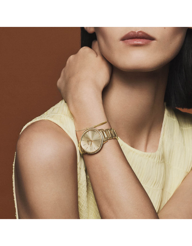 HB1502541 HB DMS horloge yg plated 34 mm - Blinckers Jewels \u0026 Watches