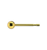 Tiny Tips TT-621 Oorbellen ball - Gold plated - 3mm