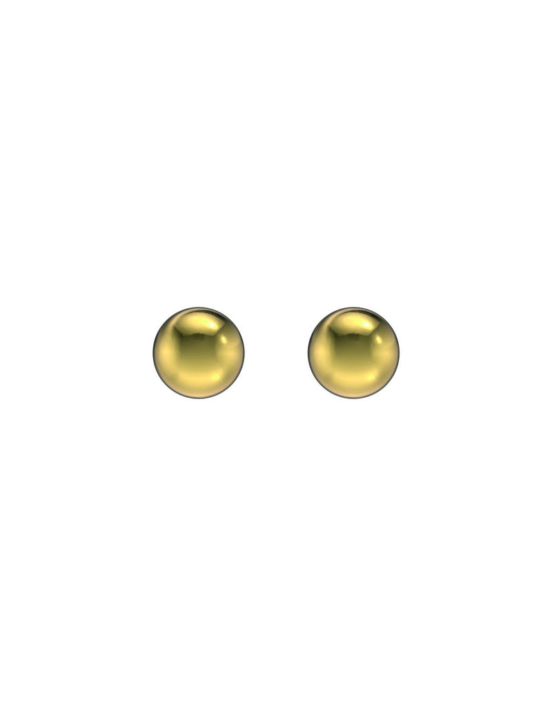 Tiny Tips TT-621 Oorbellen ball - Gold plated - 3mm