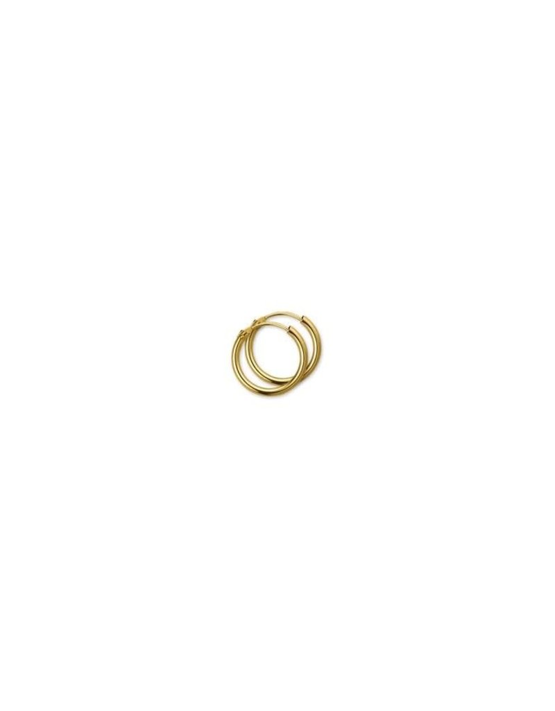 Blinckers Jewelry Huiscollectie 40.18327 Creool 14 Krt Goud 17X1,8 MM