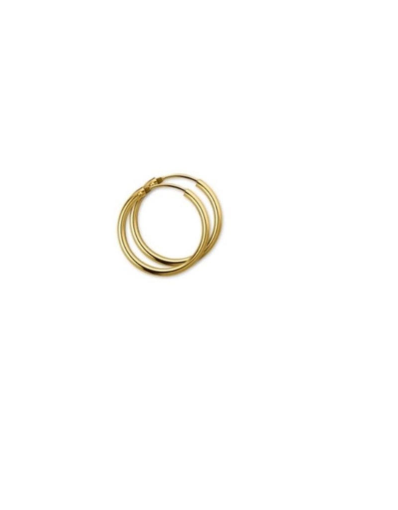 Blinckers Jewelry Huiscollectie BJ 40.18328 Creool 14 Krt Goud 20x1.8mm