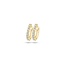 Blush Blush Oorbellen 7134YZI 14k Geelgoud met Zirkonia 1.9mm x 10.8mm