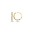 Blush Blush Oorbellen 7134YZI 14k Geelgoud met Zirkonia 1.9mm x 10.8mm
