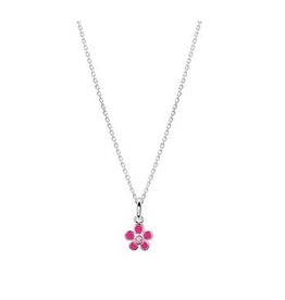 Blinckers Jewelry Huiscollectie 13.24630 Collier Bloem en Zirkonia - 36+4cm