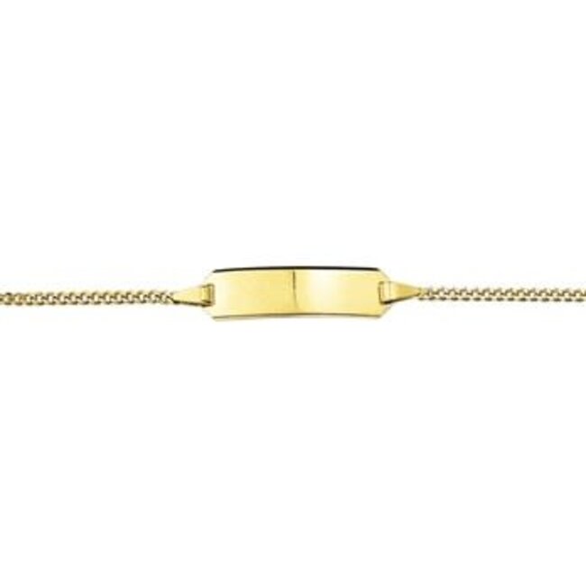 Blinckers Jewellery Huiscollectie 40.18444 Graveerarmband Gourmet plaat 5mm - 9, 11 cm