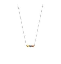 Blinckers Jewelry Huiscollectie 43.00518 Collier Bolletjes Tricolor 0,8mm - 40, 42, 44 cm