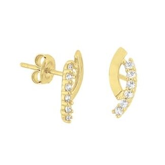 Blinckers Jewellery Huiscollectie 40.18277 Oorknoppen Zirkonia 14krt Goud
