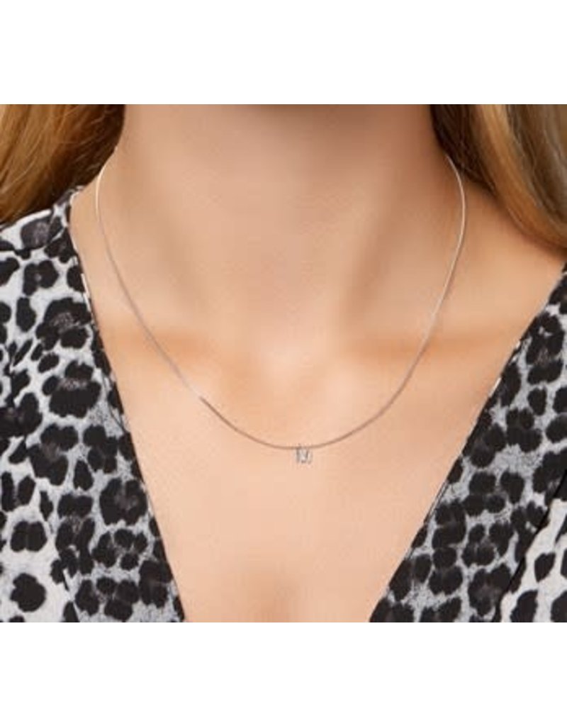 Blinckers Jewelry Huiscollectie 13.30357 Ketting Zilver met Bedel M