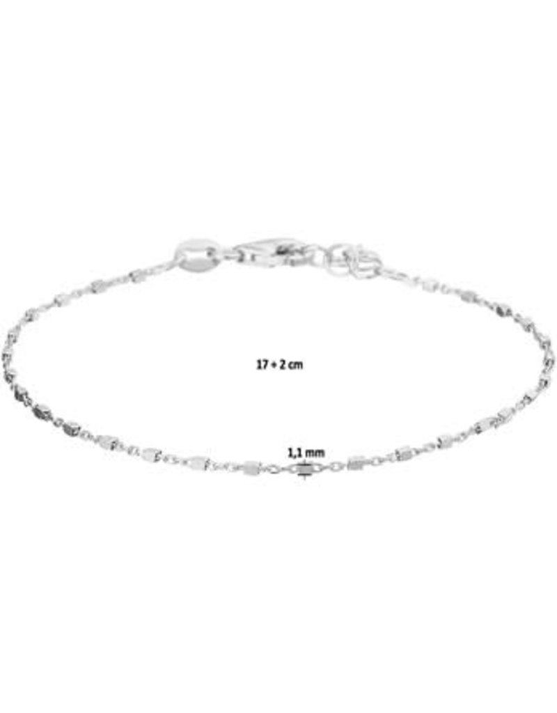 Blinckers Jewelry Huiscollectie 13.27310 Armband Zilver - 17-19cm