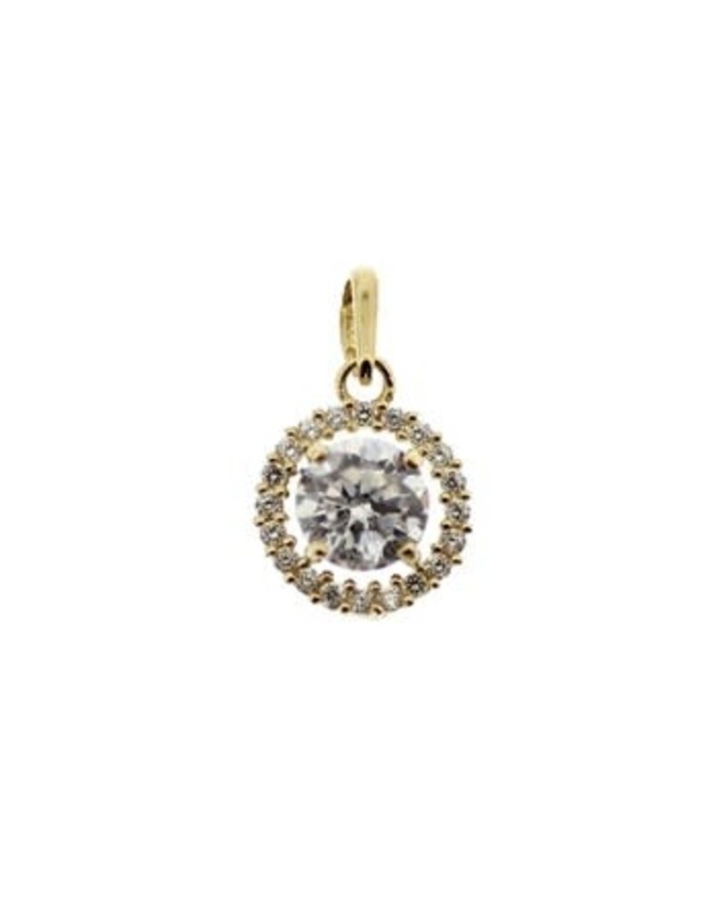 Blinckers Jewelry Huiscollectie Kasius 40.18457 Bedel Hart Goud 14 Krt met zirkonia