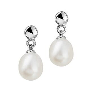 Blinckers Jewellery Huiscollectie 13.22311 Oorbellen Zilver met Parel