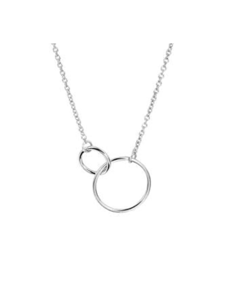 Blinckers Jewelry Huiscollectie 13.24655 ketting cirkels zilver 41-45cm